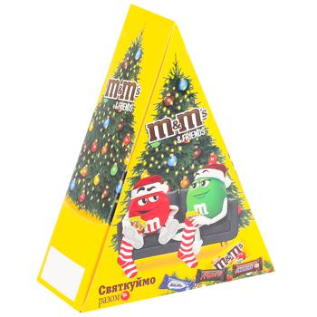 Подарунок M&M's & Friends Новорічна ялинка 96,5г - купити, ціни на Таврія В - фото 1