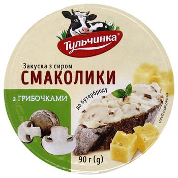 Закуска з сиром Тульчинка Смажені грибочки 90г - купити, ціни на Ідеал - фото 2