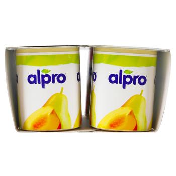 Продукт соєвий Alpro Полуниця-банан-персик-груша 4шт*125г - купити, ціни на ULTRAMARKET - фото 2