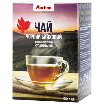 Auchan Large Leaf Black Tea 100g - buy, prices for Auchan - photo 1