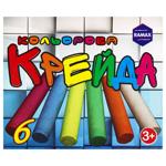 Colored Asphalt Chalk Lux-Color 6pcs