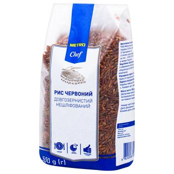 Metro Chef Unpolished Long Grain Red Rice 500g - buy, prices for METRO - photo 1