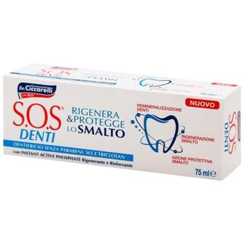 Зубна паста SOS Denti Відновлення та зміцнення емалі 75мл - купити, ціни на ULTRAMARKET - фото 1