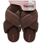 Twins 13877 Wafers Chocolate Women's Slippers s.38/39