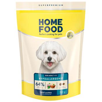 Home Food Dry Food with Trout and Rice for Adult Dogs of Small Breeds 700g - buy, prices for Supermarket "Kharkiv" - photo 8