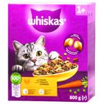 Корм сухий Whiskas з куркою для котiв 800г