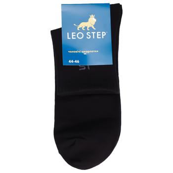 Носки Leo Step универсальные черные 27р - купить, цены на ULTRAMARKET - фото 1