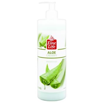 Fine Life Creamy Aloe Shower Gel 750ml