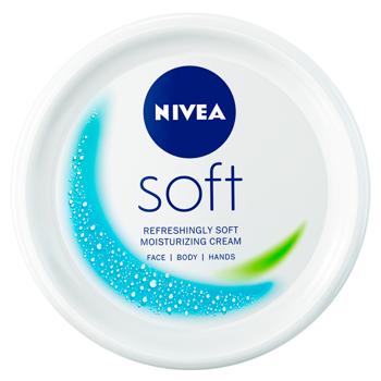 Крем для лица и тела Nivea Soft 100мл - купить, цены на КОСМОС - фото 1