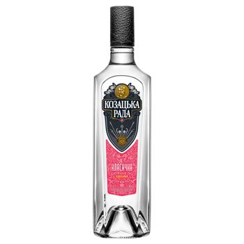 Горілка Козацька Рада Класична 40% 0,7л - купити, ціни на NOVUS - фото 1