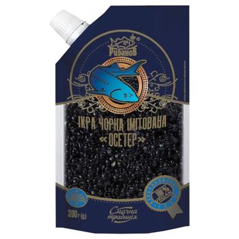 Икра имитированная Рыбанов Осетр черный 300г - купить, цены на Чудо Маркет - фото 1