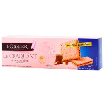 Fossier Pink Cookies with Gianduja Praline 170g