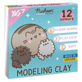 Пластилін Yes Pusheen 12 кольорів - купити, ціни на Auchan - фото 3