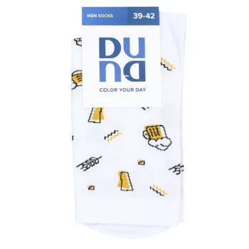 Duna Beer Men's Socks s.25-27 White - buy, prices for NOVUS - photo 1