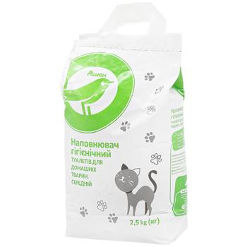 Auchan Average Hygienic Filler for Animals 2.5kg - buy, prices for Auchan - photo 1