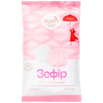 Зефир Жако Бело-розовый 350г - купить, цены на КОСМОС - фото 1