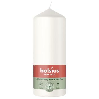 Свеча Bolsius белая 150/58