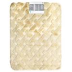 Tarrington House Faux Fur Cream Bath Mat 55x75cm