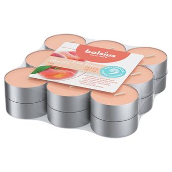 Свічки-таблетки Bolsius True Scents Персик 4гх18шт