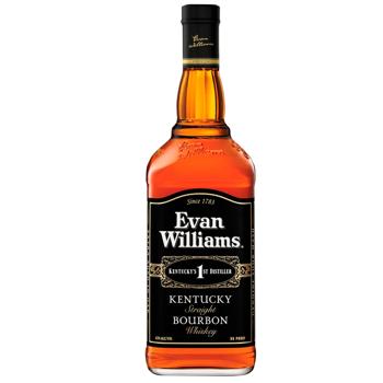 Бурбон Evan Williams Black 43% 0,75л - купити, ціни на Auchan - фото 1