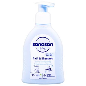 Шампунь-гель Sanosan для купания 200мл - купить, цены на КОСМОС - фото 1