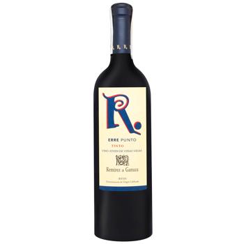 Вино Remirez de Ganuza Erre Punto Tinto 2020 красное сухое 13,5% 0,75л