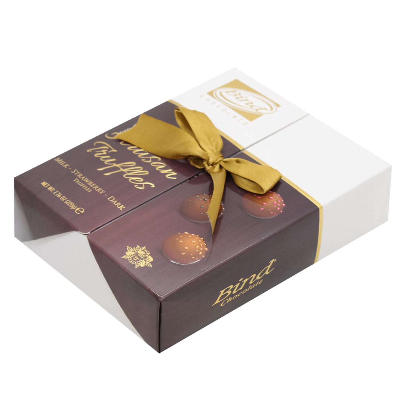 Bind Chocolate Truffles Set with Milk Dark Chocolate and Strawberry 220g