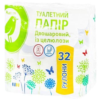 Auchan 2-ply Toilet Paper 32pcs