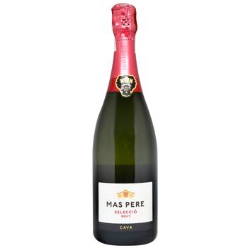 Mas Pere Seleccio White Brut Sparkling Wine 11.5% 0.75l - buy, prices for WINETIME - photo 1