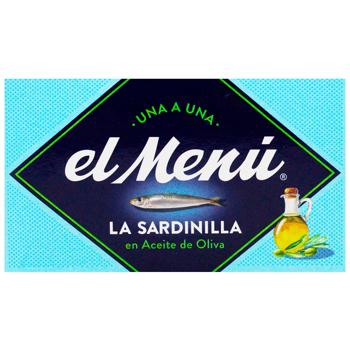 Сардины El Menu средиземноморские в оливковом масле 90г - купить, цены на WINETIME - фото 2
