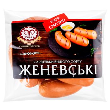 Farro Geneva Natural Shell Sausages - buy, prices for Supermarket "Kharkiv" - photo 1