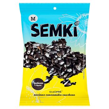 Semki Classic Fried Sunflover Seeds 120g - buy, prices for ULTRAMARKET - photo 1