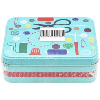 Набір для шиття Excellent Houseware в металевій коробці 92 предмети - купити, ціни на Auchan - фото 2