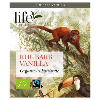 Чай чорний Life by Follis Ревень-ваніль органічний 1.8г*20шт - купити, ціни на ULTRAMARKET - фото 2