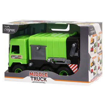 Игрушечная машинка Wader Middle truck мусоровоз - купить, цены на МегаМаркет - фото 1