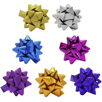 Бант металлизированный для упаковки размер L - купить, цены на Auchan - фото 1