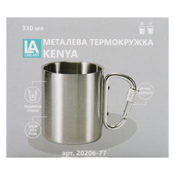 Line Art Kenya Metal Mug 330ml - buy, prices for MegaMarket - photo 4