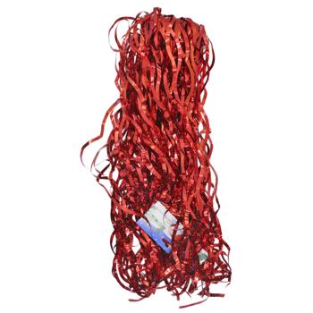 Lavance Hologram Wavy Red Tinsel 1*1.5m - buy, prices for Tavria V - photo 1