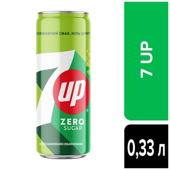 7up Zero Sugar Carbonated Drink 0.33l - buy, prices for COSMOS - photo 3