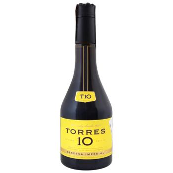Бренди Torres Gran Reserva 10 лет 38% 0,5л - купить, цены на Эпицентр FOOD - фото 1