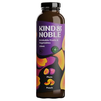 Смузі KIND&NOBLE слива та персик 250мл