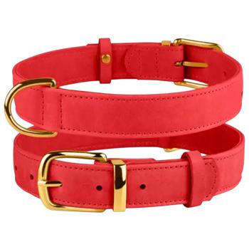 Barksi BronzeDog Crazy шкіряний нашийник для собак XXS - червоний - купити, ціни на MasterZoo - фото 4