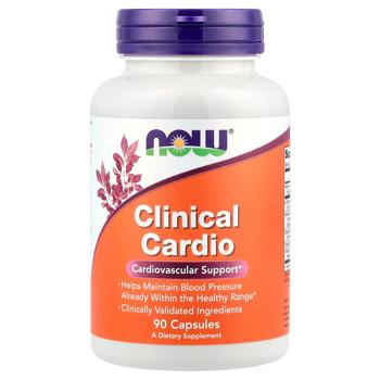 Поддержка сердечно-сосудистой системы, Clinical Cardio, Now Foods, 90 вегетарианских капсул - купити, ціни на Біотус - фото 1