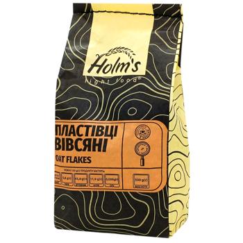 Пластівці вівсяні Holm's 500г - купити, ціни на Чудо Маркет - фото 1