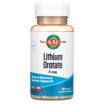 KAL Lithium Orotate 5mg 120 capsules