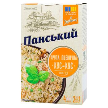 Крупа кус-кус Хуторок Панский 4*100г