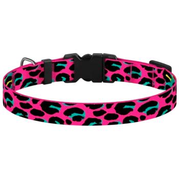 Barksi BronzeDog Urban Art Леопард нейлоновий нашийник для собак S - різнокольоровий - купити, ціни на MasterZoo - фото 3