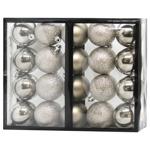 Silver Plastic Balls Set 20pcs*5cm