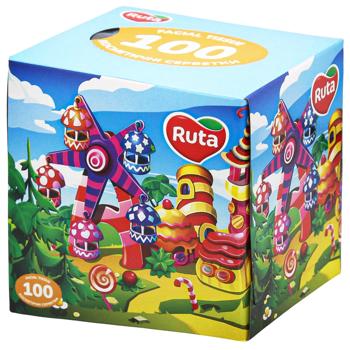 Ruta Kids Two-layer Cosmetic Napkins 100pcs - buy, prices for - photo 2