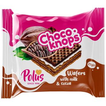Choco-Knops Wafers with Milk and Cocoa Fillings 25g - buy, prices for Epicentr FOOD - photo 1